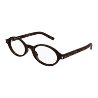 SAINT LAURENT Round Eyeglass Frames Women's Black