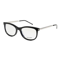 SAINT LAURENT Acetate Square Eyeglass Frames Men's Black