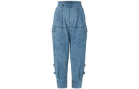 LOUIS VUITTON New Quarterly Products Of LV Jeans Women's Blue