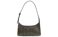 CELINE Cuir Triomphe Cow Leather Handbag, Shoulder Bag Women's Jasper