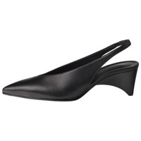 HERMES Intime Cone Heel High Heels 5.5cm Women's Black