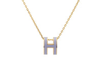 HERMES POP H Collection Alloy Necklaces Women's Gold
