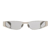 SAINT LAURENT Metal Cat Eye Sunglasses Women's Silver