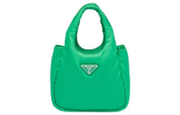 PRADA Re-Nylon Fabric Tote Bag Shopping Bag Handbag Mini Women's Mint Green