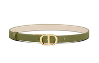 DIOR Cow Leather Leather Belts Women's Width: 2cm
