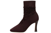 CELINE Ankle Boots Women's Purple