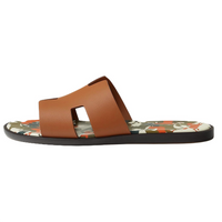 HERMES Izmir Slide Slippers Men's Brown