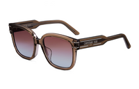 DIOR Square Sunglasses Unisex Brown