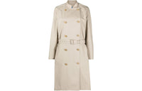 PRADA Double-Breasted Belted Trench Coat