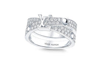 LOUIS VUITTON Empreinte Ring White Gold And Diamonds