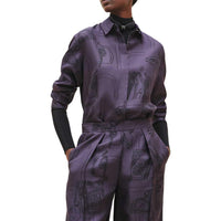 HERMES FW24 Shirt Women's Purple