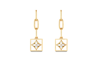 LOUIS VUITTON Earrings Women's Gold