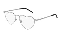 SAINT LAURENT Eyeglass Frames Unisex Silver