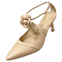 CHANEL Slim Heel High Heels Women's Beige