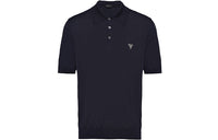 PRADA Triangle Logo Short Sleeved Polo Shirt