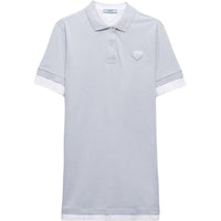 PRADA Short Sleeved Dress Women's Light Purple
