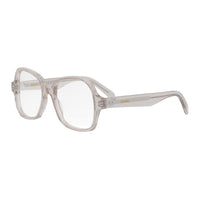CELINE Plastic Square Eyeglass Frames Unisex Transparent
