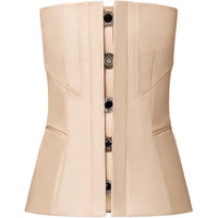 LOUIS VUITTON SS24 Strapless Top Women's Beige