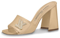 LOUIS VUITTON Shake Slide Slippers Women's Gold