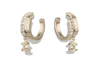 CHANEL Earrings Women's Gold