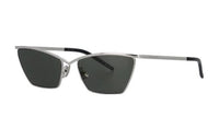 SAINT LAURENT Metal Butterfly Sunglasses Women's Silver