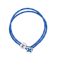 LOUIS VUITTON Metal Bracelets Unisex Blue