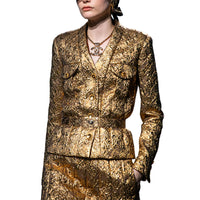 CHANEL FW24 Jackets Coats Women's Gold