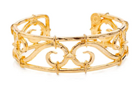 CELINE Gold-Plated Bangles Women's Gold