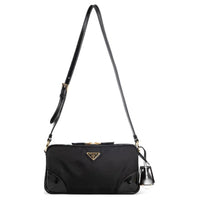 PRADA Nylon Shoulder Bag Mini Women's Black
