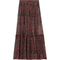SAINT LAURENT Casual Long Skirt Women's Multicolor