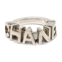 CHANEL 2001 Logo lettering Ring