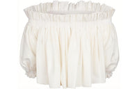 DIOR Off Shoulder Puff Sleeved Cropped Top