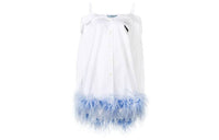 PRADA FW20 Slip Dress Women's White