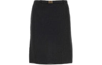 MIU MIU Casual Short Skirts Women's Black