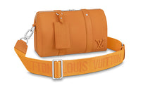 LOUIS VUITTON Keepall Cow Leather Monkey Bag Crossbody Bag Shoulder Bag Regular Men's Ginger Yellow