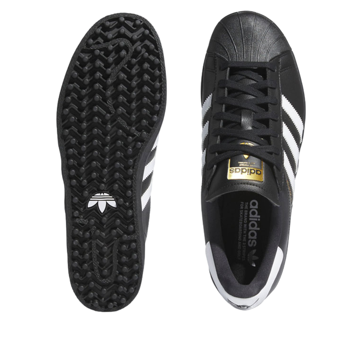adidas Superstar Spikeless 'Black White' IE6053