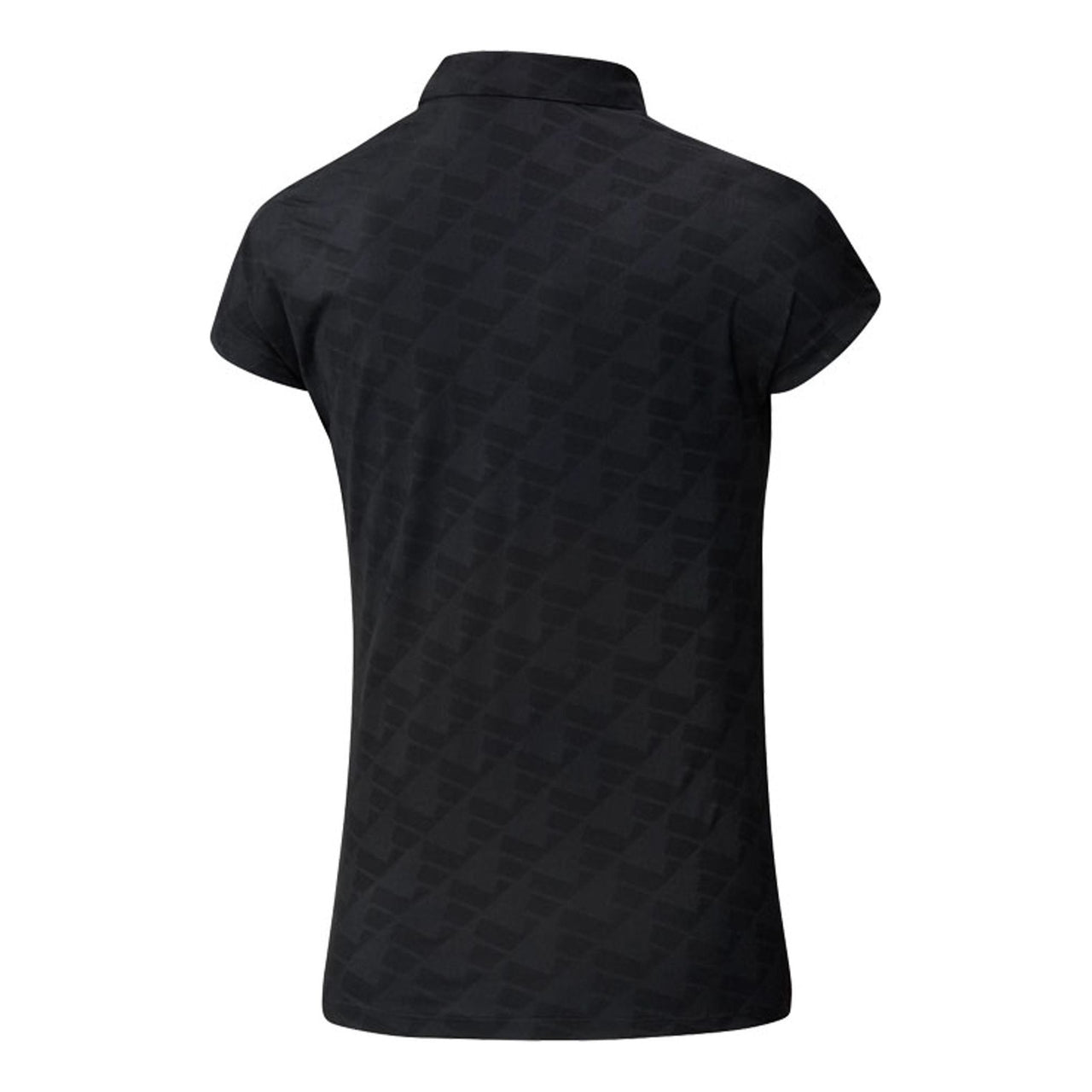 (WMNS) adidas Statement Burnout Magic Polo Shirt Asia Sizing 'Black' HB3536