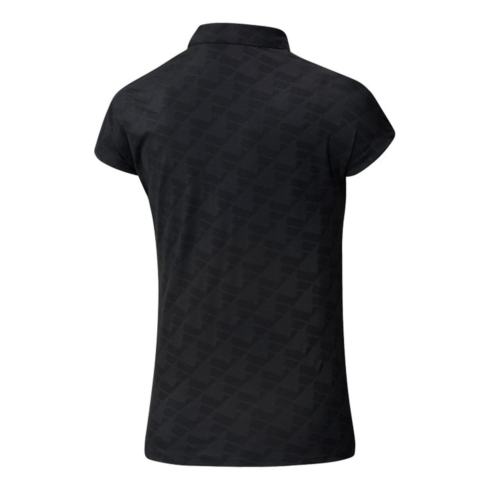 (WMNS) adidas Statement Burnout Magic Polo Shirt Asia Sizing 'Black' HB3536