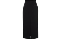 MIU MIU FW23 Casual Long Skirt Women's Black