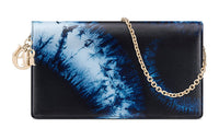 DIOR Lady Dior Leather Crossbody Bags Shoulder Bags Women's Blue