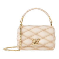 LOUIS VUITTON Lambskin Shoulder Bag, Crossbody Bag, Handbag Small Size Women's Vanilla Yellow
