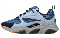 DIOR B22 Blue Technical Mesh Light Blue Grey Orange