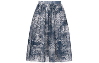 DIOR Quarterly New Products Casual Long Skirts Women's Navy