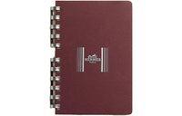 HERMES Horizontal Plaid Small Size Memo Book Refills Deep Red Laptops
