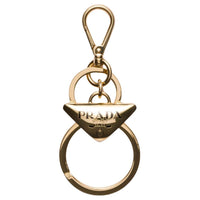 PRADA Logo-charm Keyring