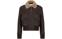 DIOR Leather Jackets Women's Brown