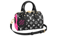 LOUIS VUITTON Speedy Bandouliere 20 Black/White
