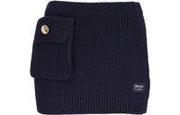 PRADA Ribbed knit Wool Miniskirt