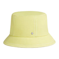 HERMES Cotton Bucket Hats Unisex Yellow