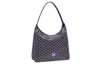 GOYARD Bohème Hobo Canvas With Leather Shoulder Bag Combo Bag Handbag, Shoulder Bag Women's
